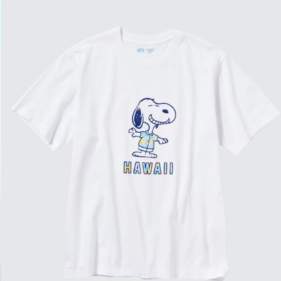 Uniqlo PEANUTS HAWAII UT Graphic T-Shirt - Picture 1 of 5